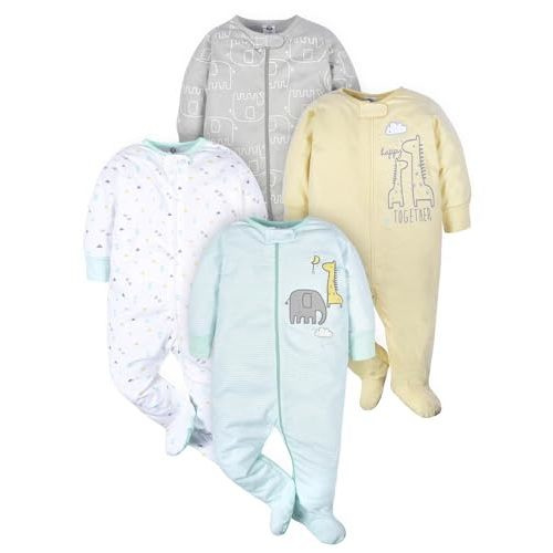 Gerber Baby Boys 4 Pack Sleep 'N Play Footie