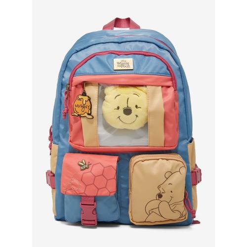 Disney Winnie the Pooh Multi-Pocket Backpack and Plush Keychain — BoxLunch Exclusive