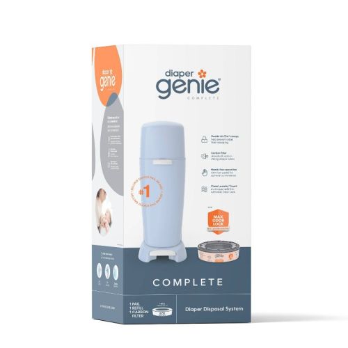 Diaper Genie Complete Pail, Color: Blue
