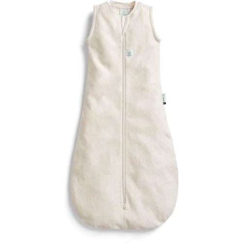 ergoPouch 1.0 Tog Jersey Sleeping Bag - Organic Cotton Baby Sleeping Bag, Made of Soft & Breathable Material for Peaceful Night's Sleep (Oatmeal Marle, 8-24 months) - 1.0 TOG - 8-24 Months