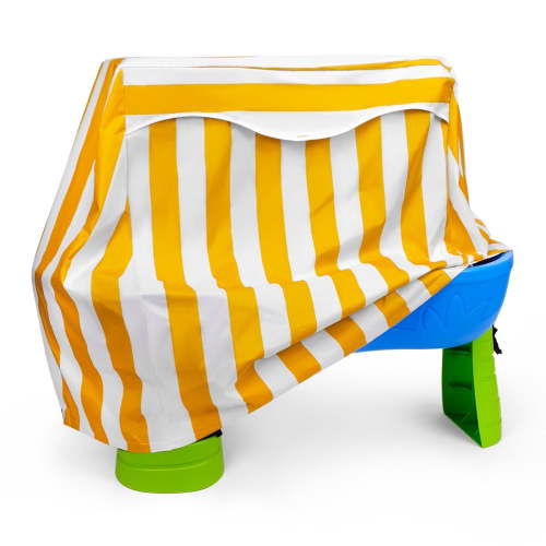 Kids Water Table Cover for Step 2 Rain Showers Splash Pond Water Table, Outdoor Waterproof Anti-UV Kids Water Play Table Cover Yellow