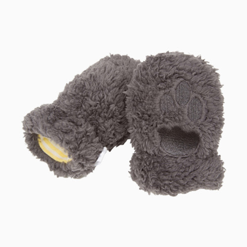 Magnetic Me Fleece Mittens - Grey, 0-6 M