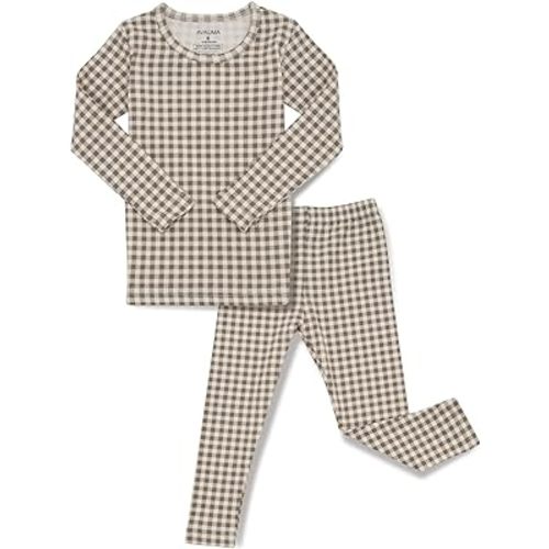AVAUMA Baby Boys Girls Pajama Set 6M-7T Kids Cute Toddler Snug fit Pattern Design Pjs Cotton Sleepwear