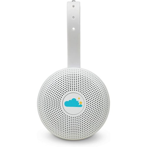 Yogasleep Hushh+ Portable White Noise Machine for Baby, 20 Soothing Natural Sounds, Wireless Charging & Speaker, Compact Size, Noise Canceling for Better Sleep, Privacy & Nursery Must Have