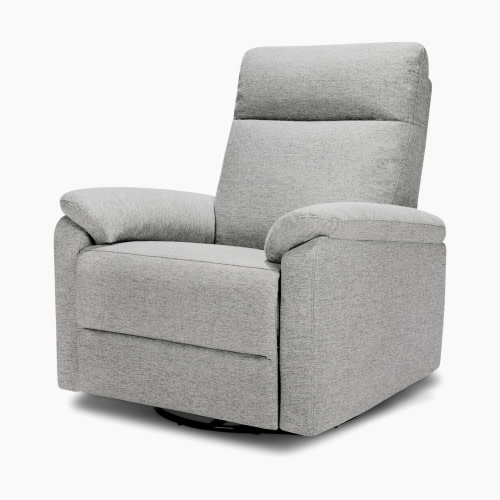 DaVinci Suzy Recliner and Swivel Glider - Frost Grey