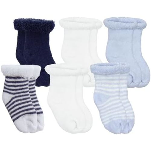 Kushies Newborn Terry Socks