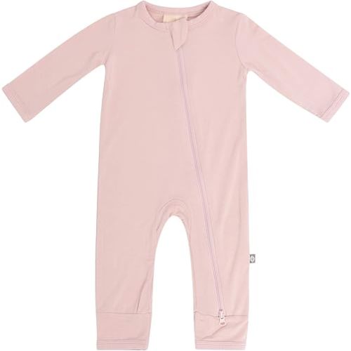 KYTE BABY Unisex Rayon Made From Bamboo Zippered Rompers 6-12 Months