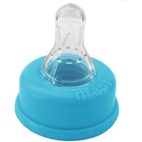 nfant | Slow Flow Nipple, Purple (6ml/min), 4-Pack