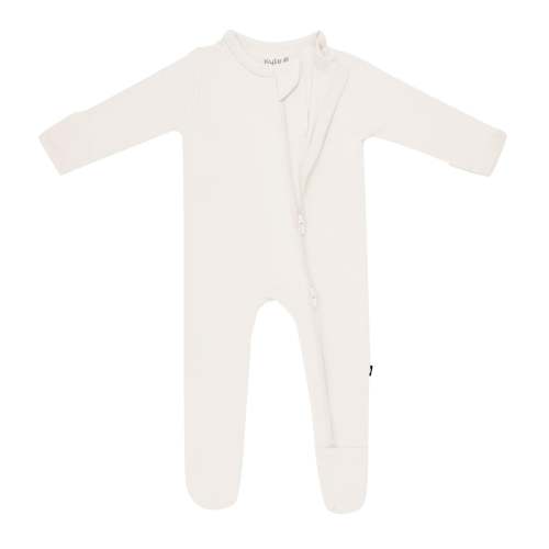 Kyte Baby | Zippered Footie Pajamas in Oat