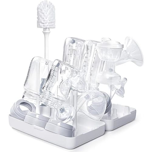 Termichy Travel Baby Bottle Drying Rack, Compact Size with Large Capacity for Working Mom, Visit Families, Friends or Camping with Baby Gary