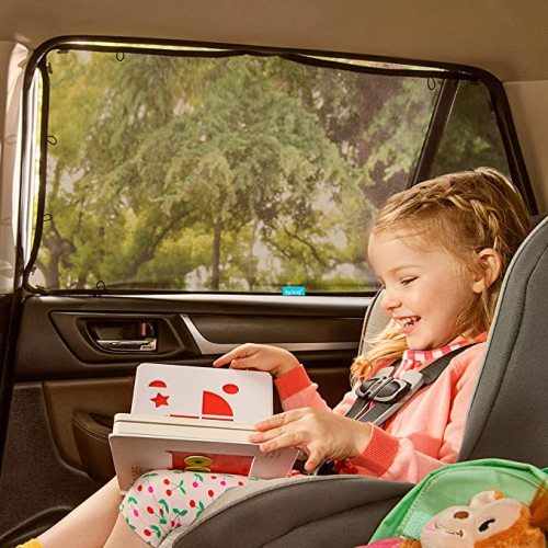 Munchkin® Brica® Magnetic Stretch to Fit™ Sun Shade, Black - 2pk Shade
