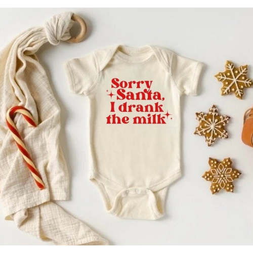 Sorry Santa I Drank the Milk Onesie