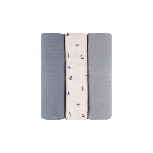 Cotton Muslin Swaddle Blanket 3 Pack