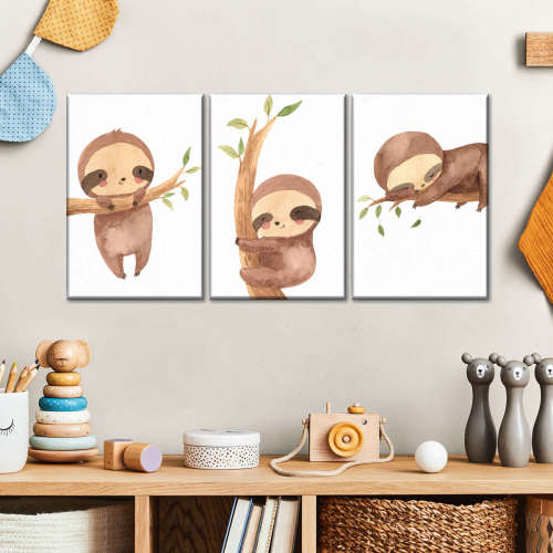 Clingy Sloths Wall Art