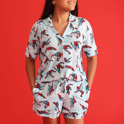 Marvel Spider-Man Women's Luxe Pajama Short Set