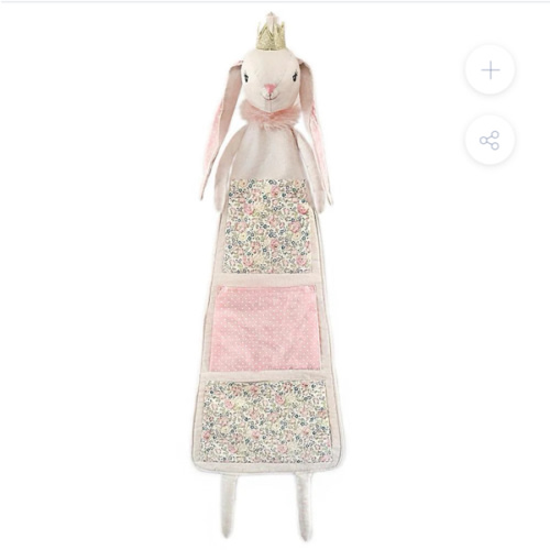 Mon Ami Princess Bunny Fabric Hanging Organizer