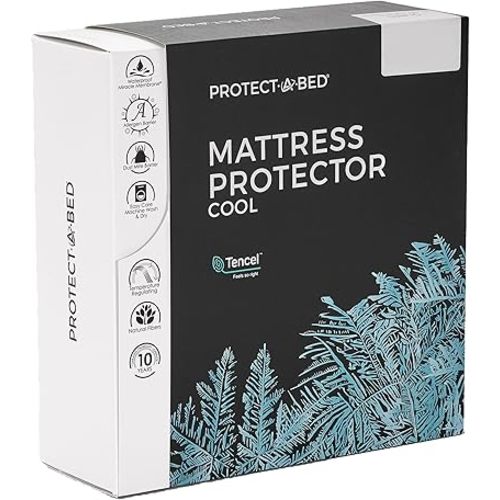 Protect-A-Bed Cool Waterproof Mattress Protector, King