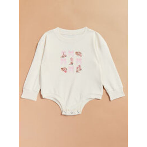 Cutesy Cowgirl Bubble in White | Tullabee