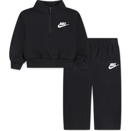 Club Essentials Fleece Half Zip Pullover & Sweatpants Set, 12M