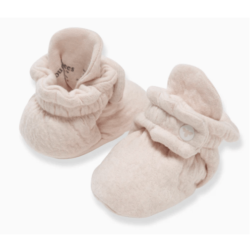 Quilted Bee Baby Booties (0-3M) - Ranunculus – Burt's Bees Baby
