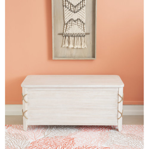 Sand & Stable™ Sydney Cedar-Lined Wood Blanket Storage Chest & Reviews | Wayfair