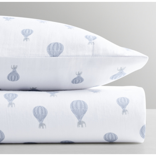 Floating Elephants Crib Fitted Sheet