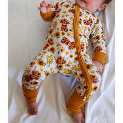Highland SunCow kids bamboo zippy sleeper