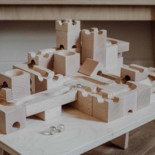 Marble Run - Beechwood - 40 Blocks