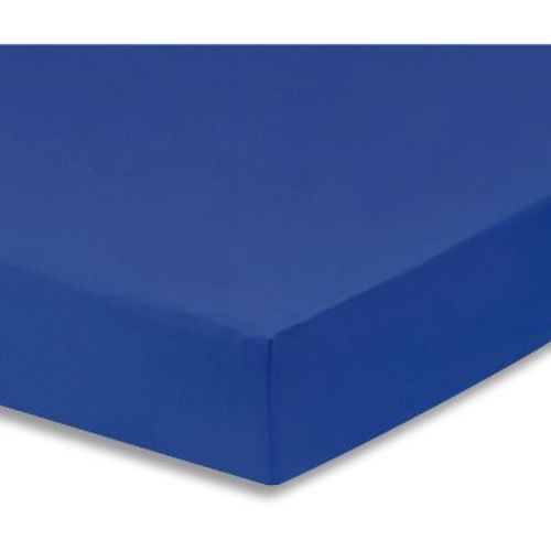 Everyday Kids Fitted Crib Sheet, 100% Soft Breathable Microfiber Baby Sheet, Fits Standard Size Crib Mattress 28in x 52in, Royal Blue Nursery Sheet