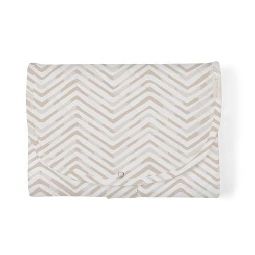 Organic Portable Changing Mat - Herringbone