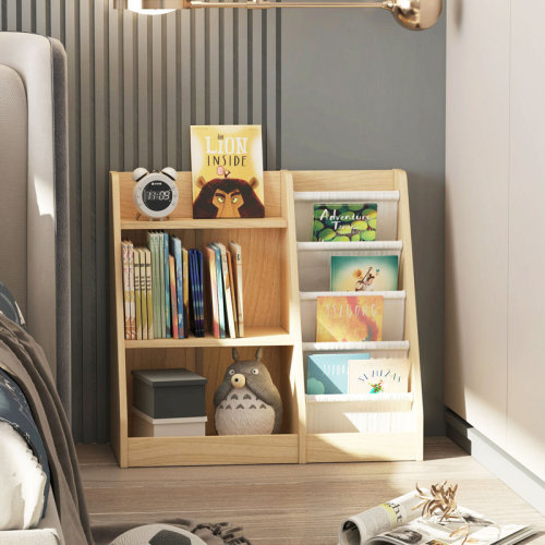 Latitude Run® Maggiorina Kids Standard Bookcase, Storage Book Rack, Organizer Cabinet, Book Display & Reviews | Wayfair