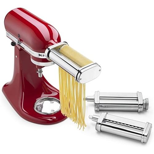 KitchenAid Stand Mixer Attachment, KSMPRA 3-Piece Pasta Roller & Cutter Set