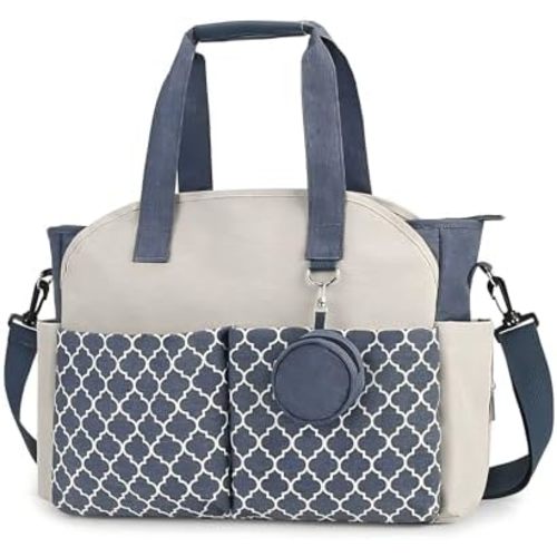 Diaper Bag Tote Large Baby Changing Bag for Mom with Changing Station