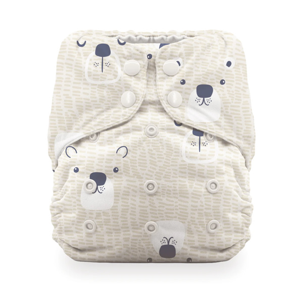 Natural All in One Cloth Diaper | Natural Cotton + Hemp | One Size