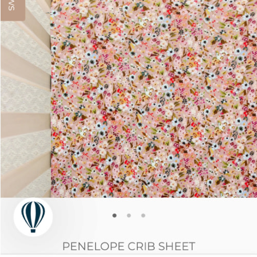 Penelope Crib Sheet – Lou Lou & Company