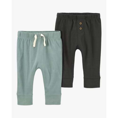Baby 2-Pack Pull-On Cotton Pants - Carter's | Carter's