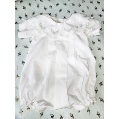 The Wesley - French Sewn Boy Heirloom Bubble, Easter Outfit, Baby Dedication, Christening