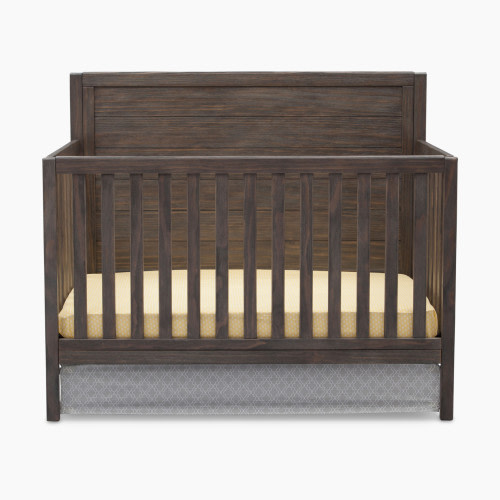 Delta Children Cambridge 4-in-1 Convertible Baby Crib - Rustic Grey