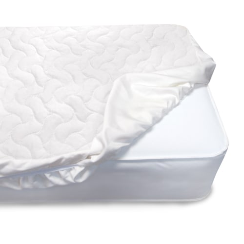 Serta Sertapedic Crib Mattress Pad Cover/Protector with Nanotex Stain Repel and Release
