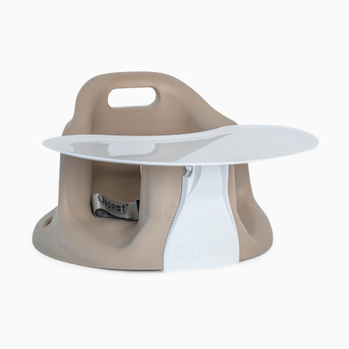 Upseat Baby Floor & Booster Seat with Tray - Taupe