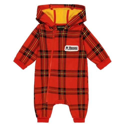 Baby checked cotton onesie