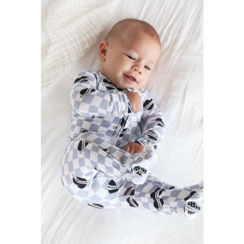 Mama's Boy Zipper Footie