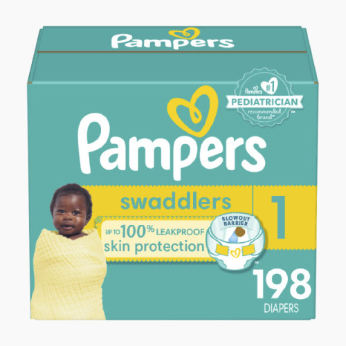 Pampers Pampers Swaddlers Size 1 - Size 1 (198 Count)