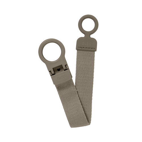 Pacifier Clip Loop - Dark Oak