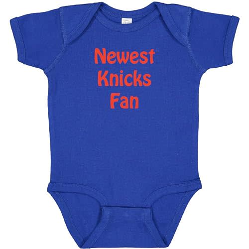 Curiositees NY Fan New Knicks Fan Baby Basketball Bodysuit Outfit