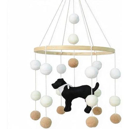 Baby Crib Mobile for Girls Boys Dog Theme Baby Mobile for Crib Puppy Nursery Mobile