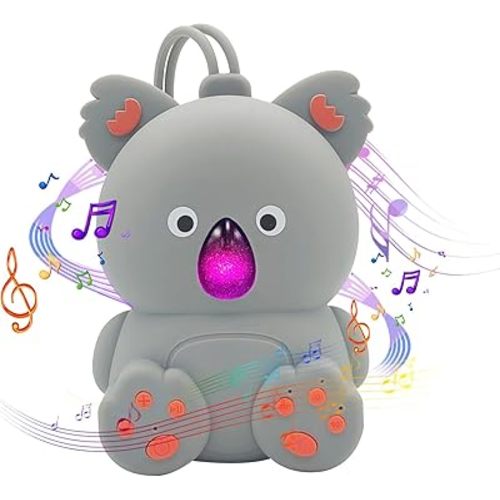 Baby Sound Machine White Noise Machine with Bluetooth Speaker, Portable Soothing Sounds Music Memory Function Sleep Sound Timer Soother for Baby