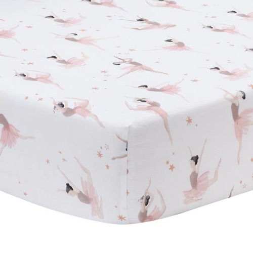 Ballerina Baby Crib Sheet