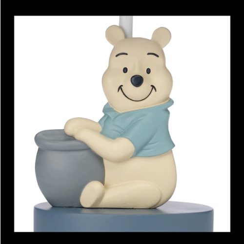 Disney Baby Forever Pooh Gray Lamp with Shade & Bulb – Lambs & Ivy