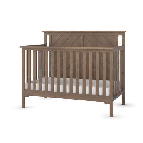 Hampton Flat Top 4-in-1 Crib, Dusty Heather | Convertible Cribs | Child Craft
